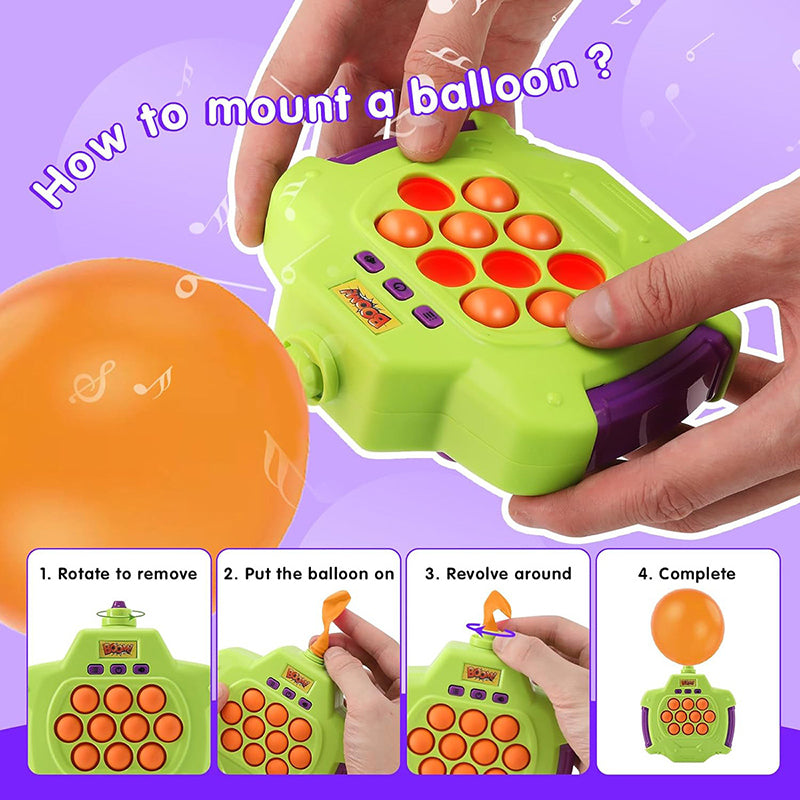 Kids Fast Push Bubble Fidget Game Stress Relief Interactive Toy Machine