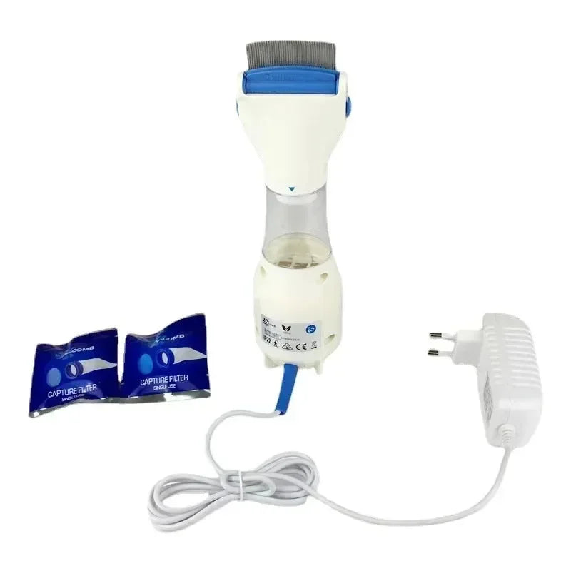 Electric Anti Lice Comb with LED Stainless Steel Nit Remover