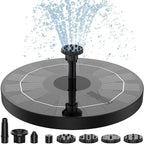 Circular Solar Fountain Pump Outdoor Swimming Pool Mini Floating Fountain