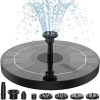 Circular Solar Fountain Pump Outdoor Swimming Pool Mini Floating Fountain