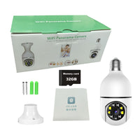 WiFi Bulb Security Camera Night Vision HD Smart Surveillance Monitoring Device