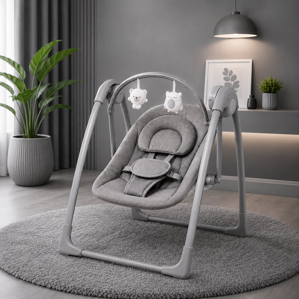 Multifunctional Electric Baby Rocking Chair Folding Newborn Bouncer High Seat Comfort