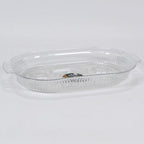 legant Oval Glass Snack Fruit Salad Dessert Serving Plate