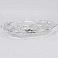legant Oval Glass Snack Fruit Salad Dessert Serving Plate