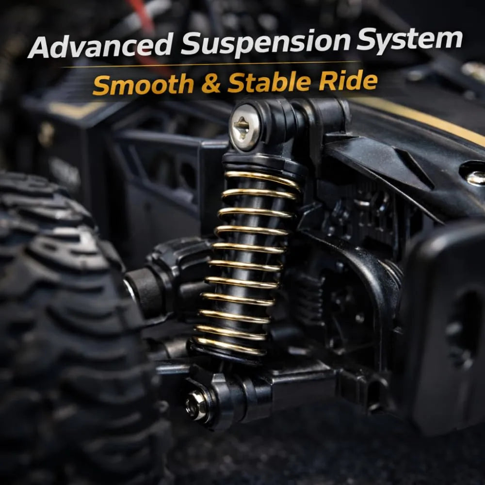 RC Rock Crawler Monster Truck Rechargeable Off Road Car Toy