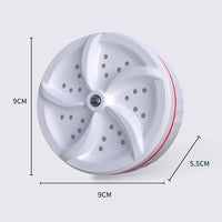 Portable USB Ultrasonic Mini Washing Machine Turbo Cleaner For Travel Home