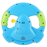 My Baby Steering Wheel Musical Lights Learning Transport Toy Kids