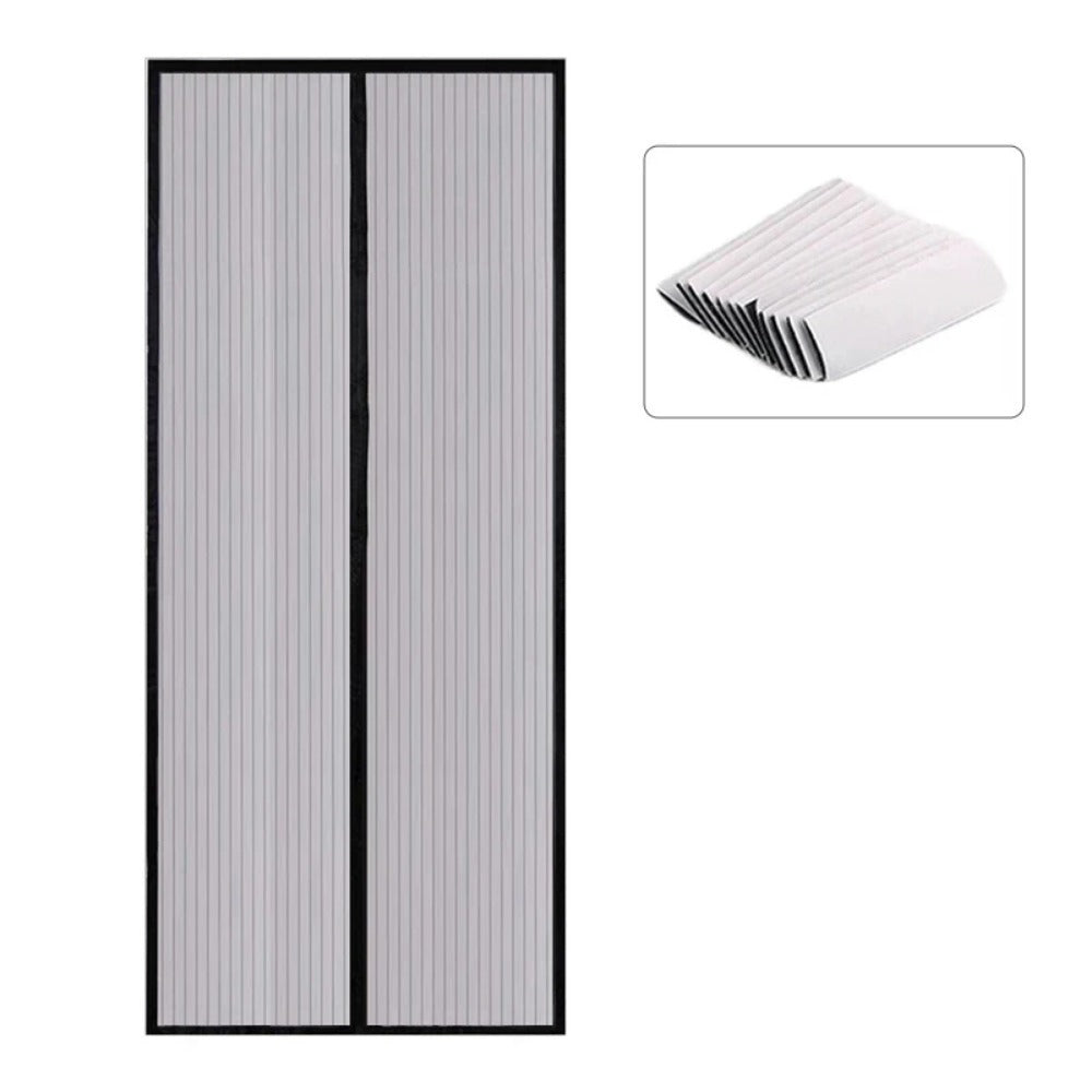 Magnetic Door Curtain Mosquito Net – Invisible Fly Screen Mesh, Punch-Free Insect Protection