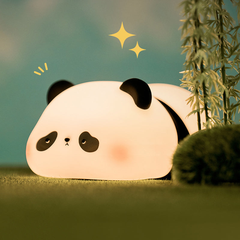Panda LED Night Light Touch Sensor – Cute Cartoon Silicone Kids Night Lamp | Bedside Bedroom Decor & Holiday Gift Light for Children Pakistan