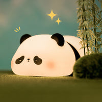 Panda LED Night Light Touch Sensor – Cute Cartoon Silicone Kids Night Lamp | Bedside Bedroom Decor & Holiday Gift Light for Children Pakistan
