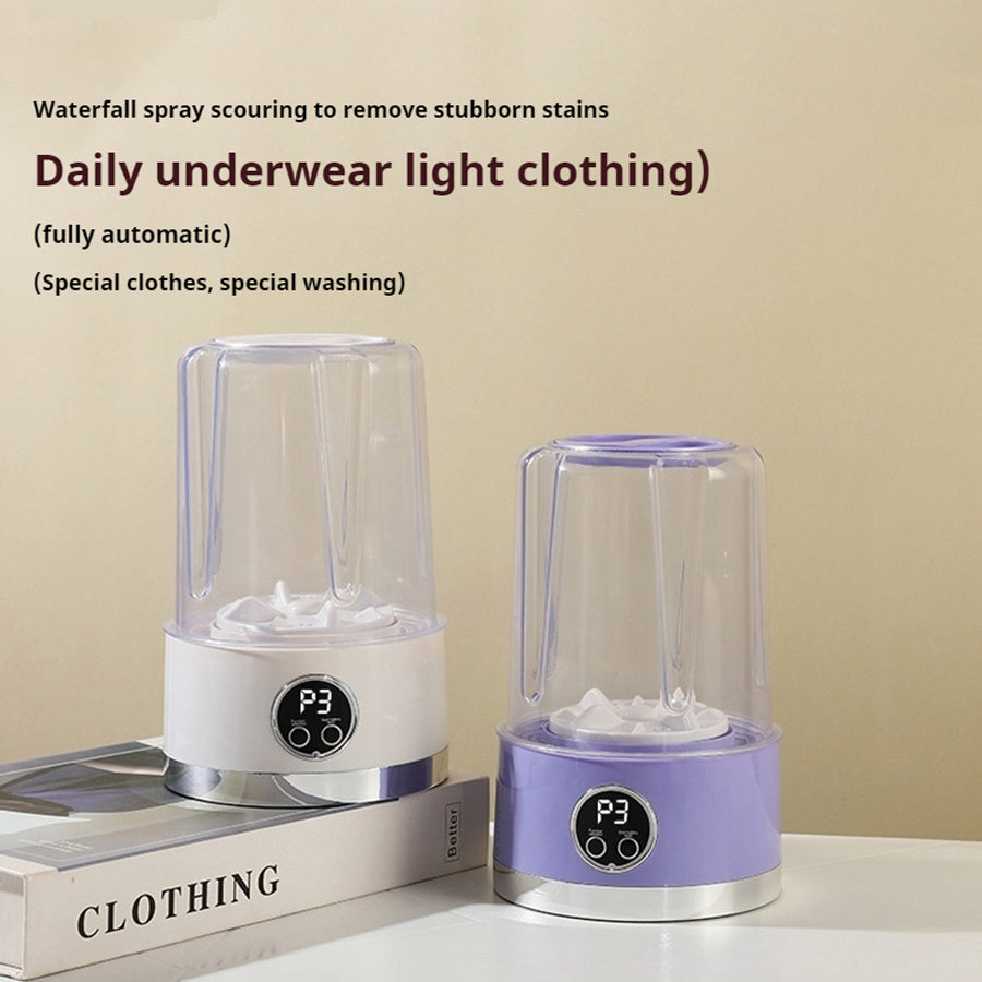 Usb charging portable underwear washing machine mini socks washing cup