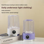 Usb charging portable underwear washing machine mini socks washing cup
