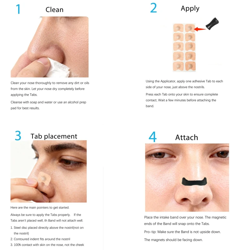 Magnetic Nasal Strips Anti Snoring Solution Improve Sleep Quality