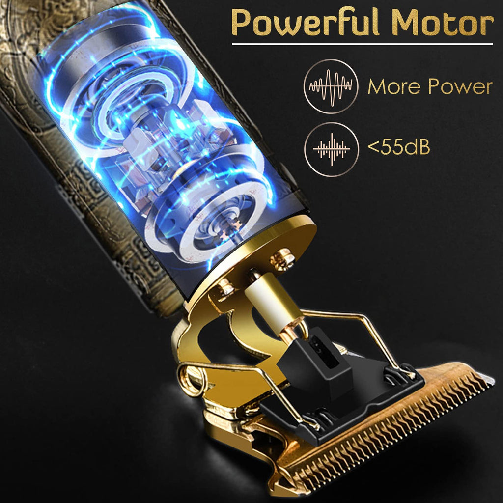 Professional T9 Hair Clipper Cordless Beard Trimmer USB Grooming
