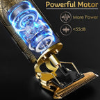 Professional T9 Hair Clipper Cordless Beard Trimmer USB Grooming