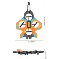 EPP Foam RC Fighter Drone Gravity Sensing Helicopter Jet Toy Lights