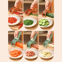 Stainless Steel Vegetable Fruit Slicer Multi Functional Kitchen Tool