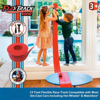 DIY Pull Back Racing Track Car Educational Assembly Toy For Kids