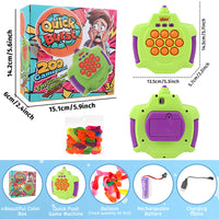 Kids Fast Push Bubble Fidget Game Stress Relief Interactive Toy Machine