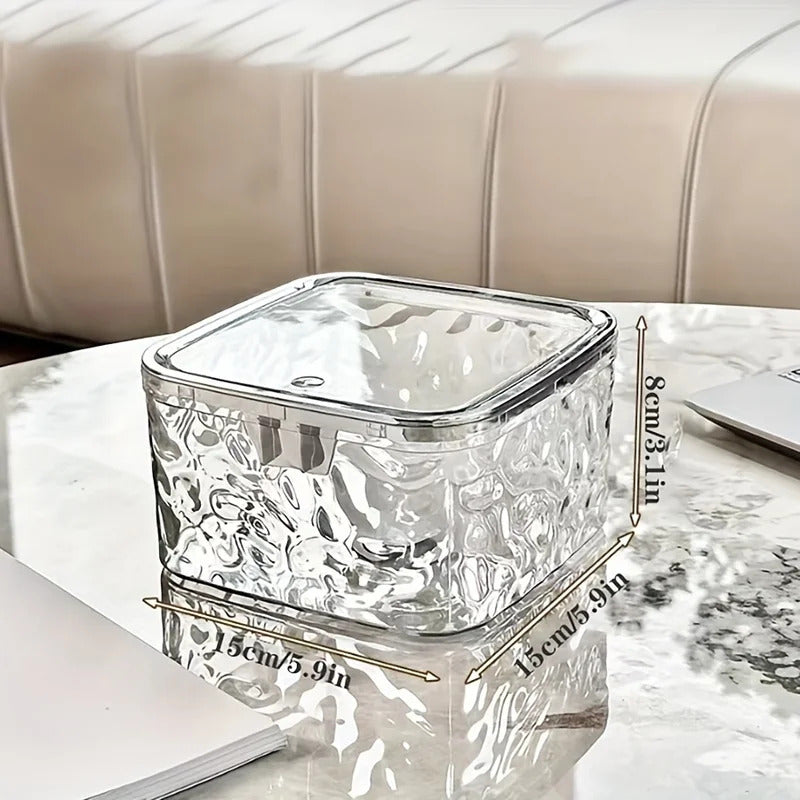 Clear Acrylic Hair Accessories Organizer Storage Box Headband Tie Holder