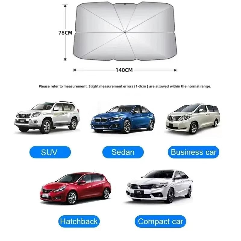 Car Windshield Sunshade Umbrella Heat Block Interior Cooling Protector