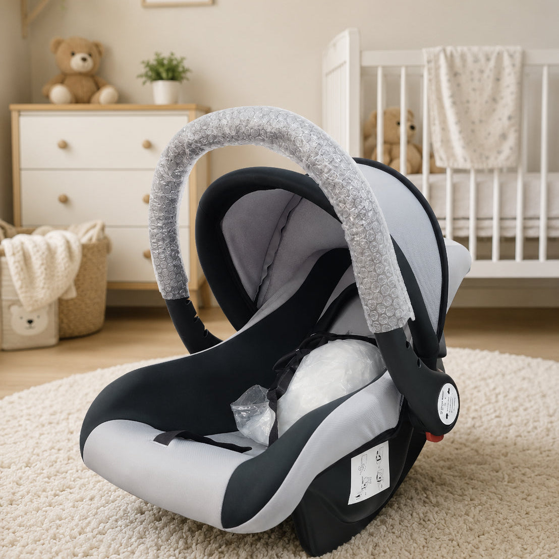 Portable Baby Rocker Chair Comfortable Infant Bouncer Seat with Soothing Vibration