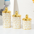 3PCS Decorative Food Storage Jars Kitchen Container Airtight Container Set