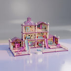 Luxury Girls Dollhouse Playset Dream House Educational Pretend Play Toy Set