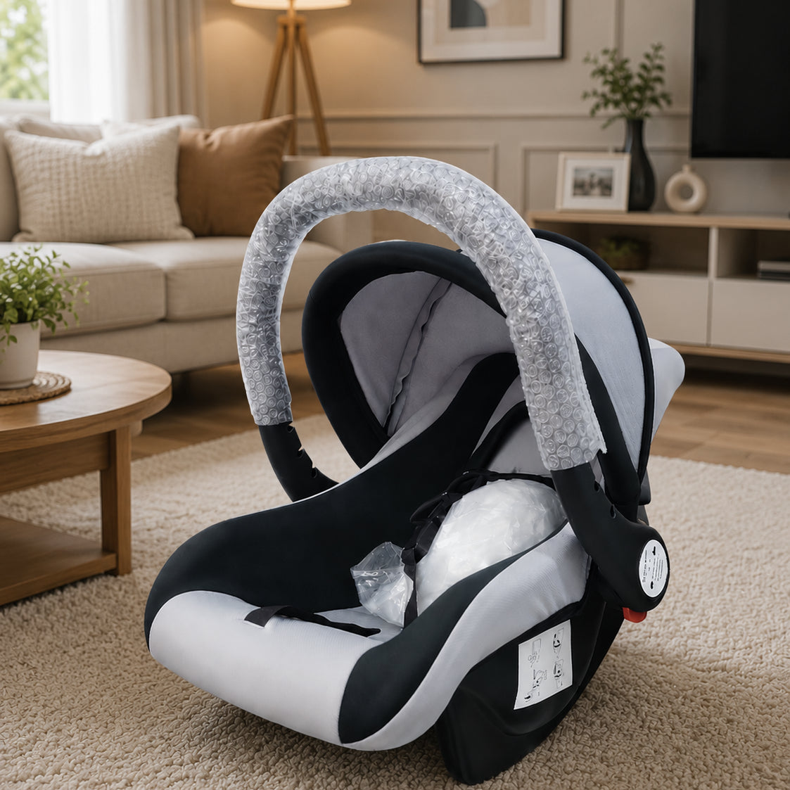 Portable Baby Rocker Chair Comfortable Infant Bouncer Seat with Soothing Vibration