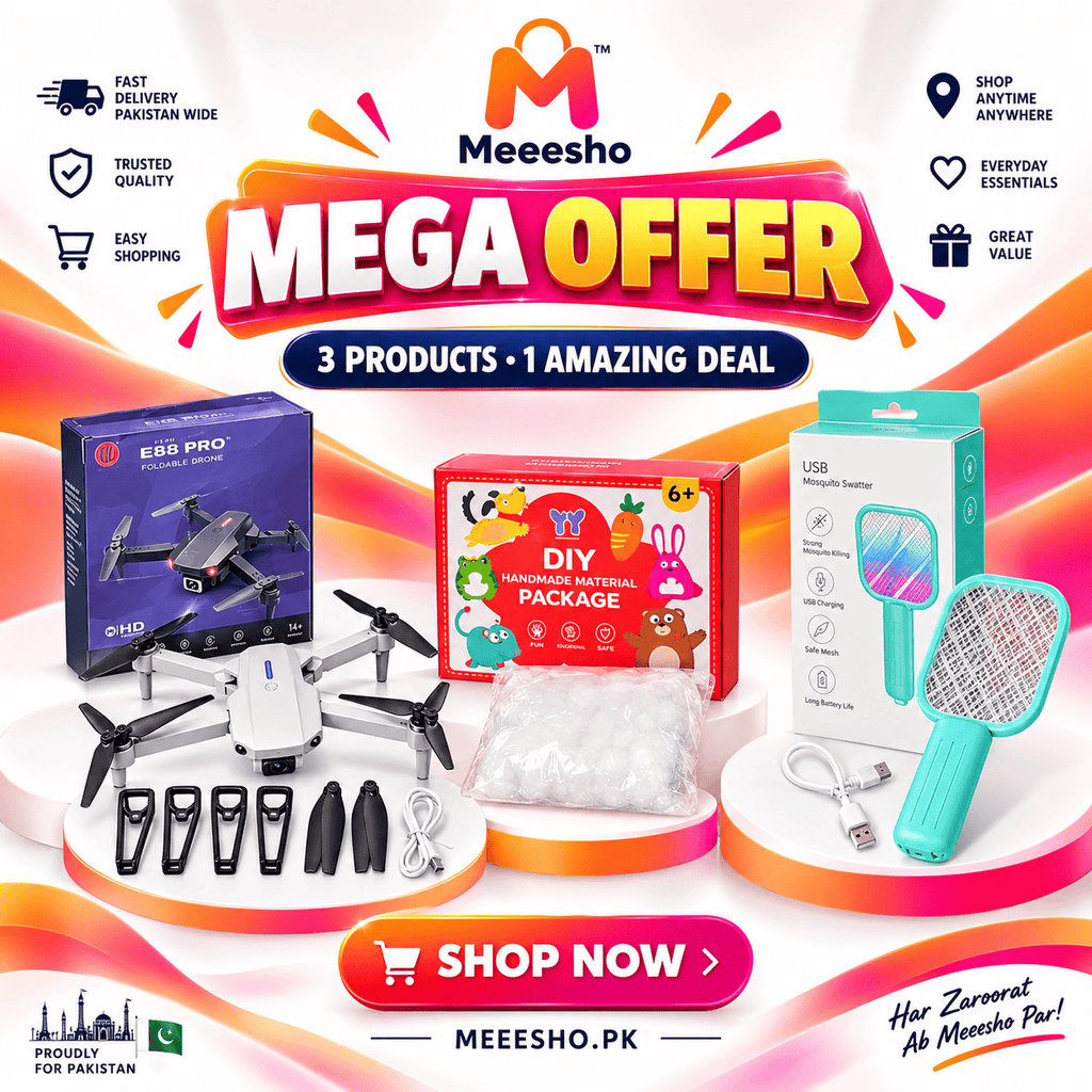 Mega Offer Drone DIY Kit and Mosquito Racket Combo