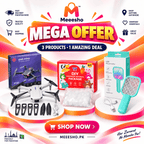 Mega Offer Drone DIY Kit and Mosquito Racket Combo
