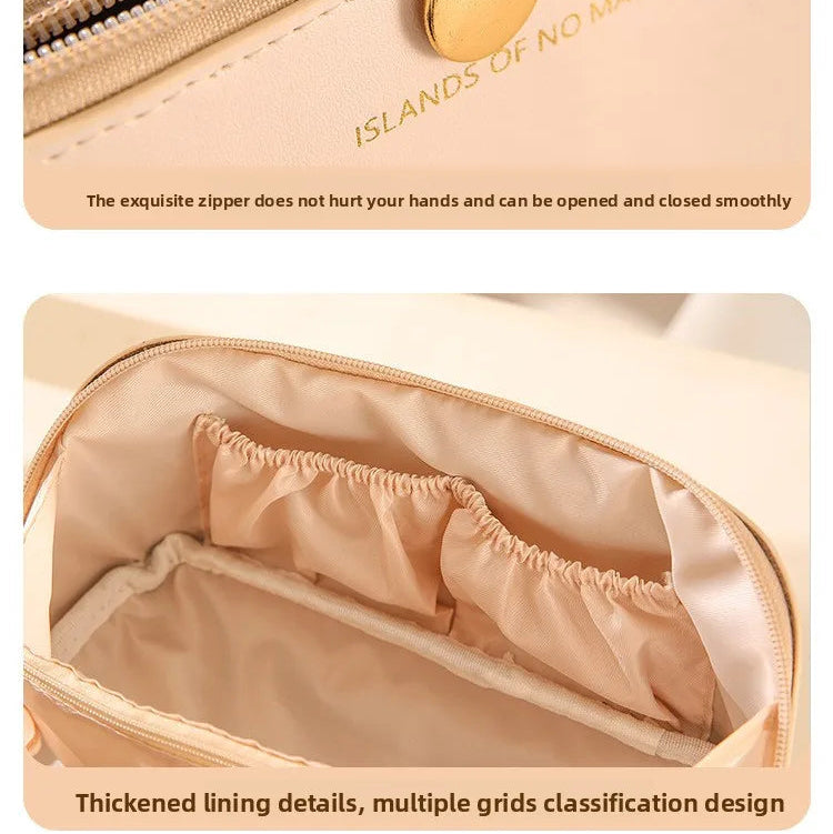 Luxury Makeup Organizer Bag Cosmetic Travel Toiletry Storage Case