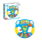 My Baby Steering Wheel Musical Lights Learning Transport Toy Kids