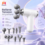 Portable 9-Head Massage Gun with 6 Speed Levels