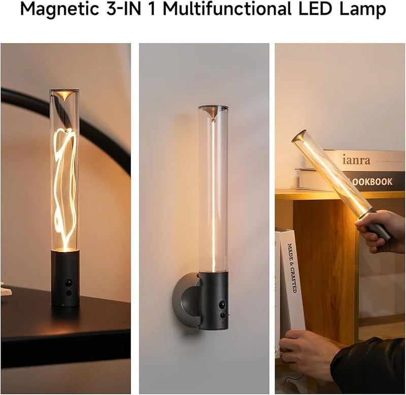 Magnetic Wall Stick LED Light Touch Control Cordless Night Lamp