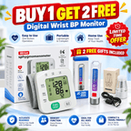 Digital Wrist BP Monitor | Buy 1 Get 2 Free Gifts