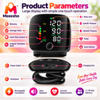 Digital Wrist Blood Pressure Monitor Voice LED USB