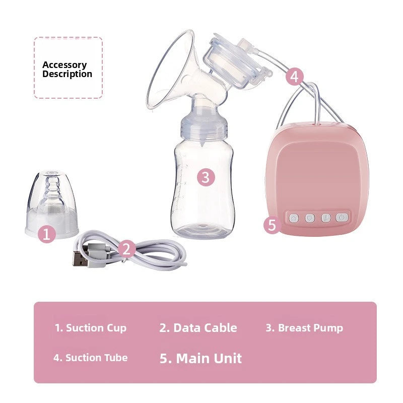 Electric Breast Pump with 2-Phase Expression, Massage & Suction Mode Double Pump