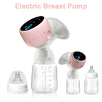 Electric Breast Pump with Four Modes, LED Display Hands-Free Wearable Milk Pump