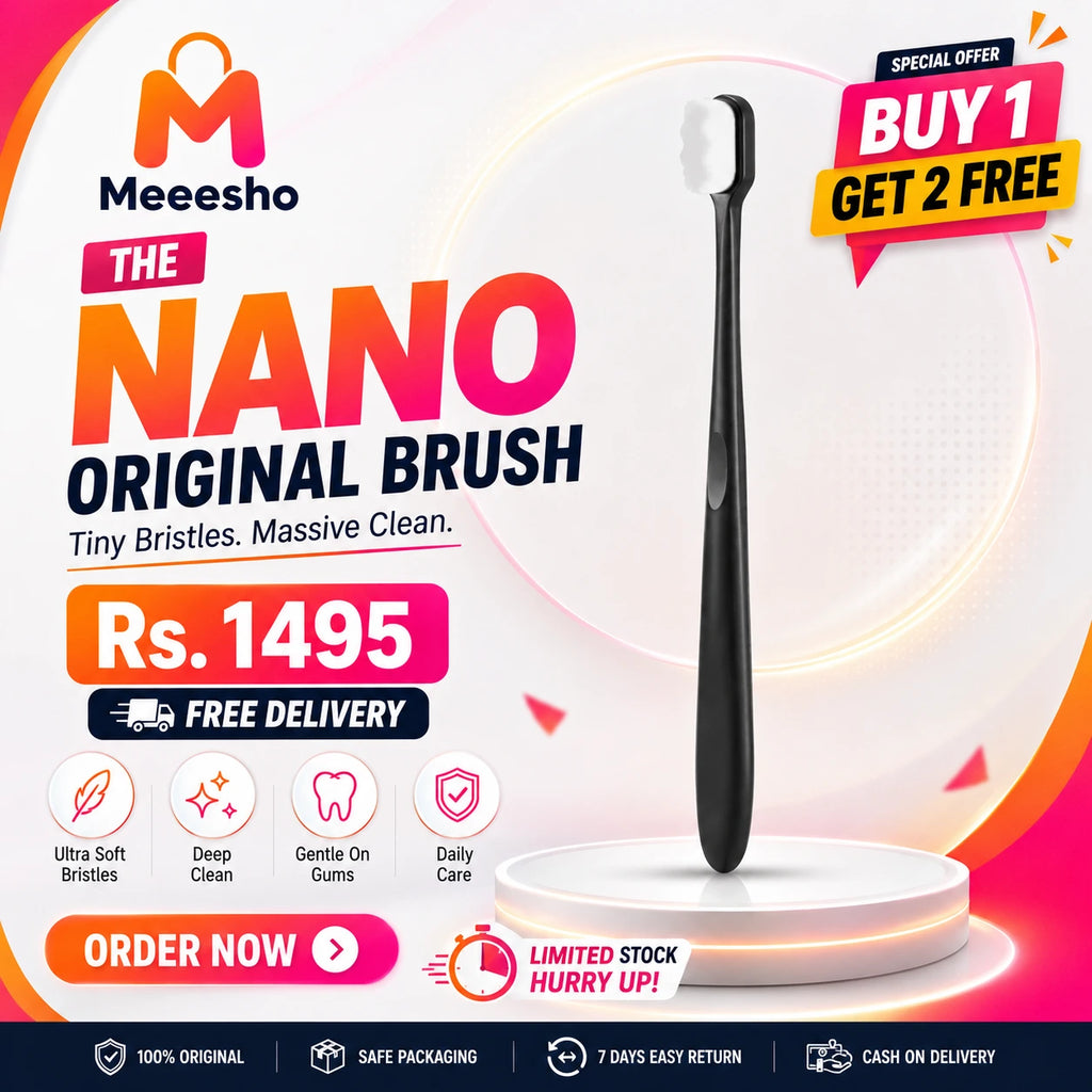 Buy 1 Get 2 Free Deal Nano Original Toothbrush