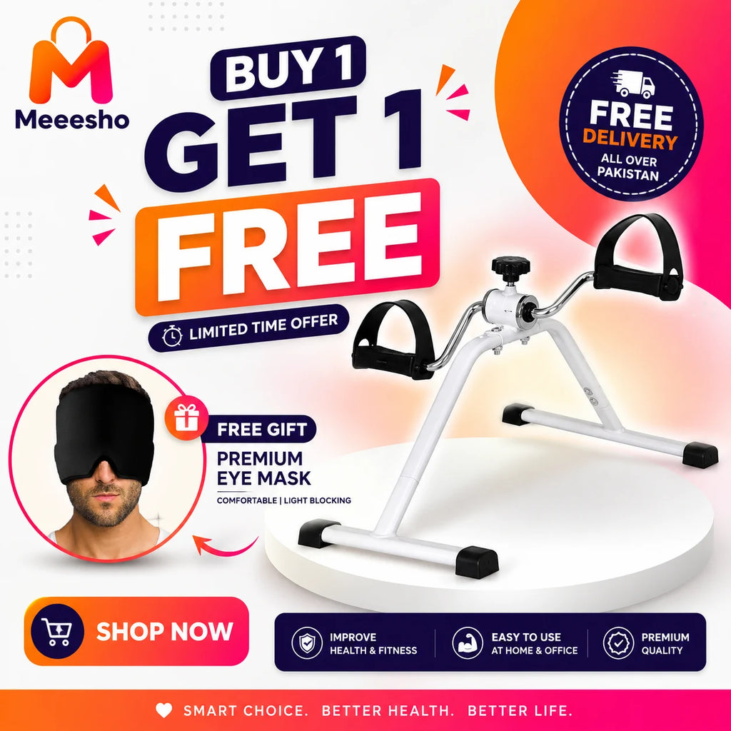 Buy 1 Get 1 Free Pedal Exerciser + Migraine Cap