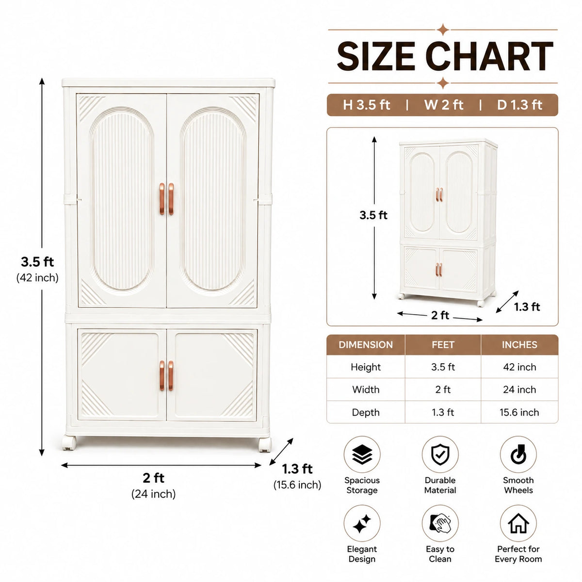 Premium Two Section Storage Cabinet for Modern Clutter Free Homes