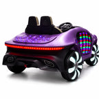 Galaxy Racer Kids Electric Ride-On Sports Car with LED Lights