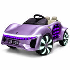 Galaxy Racer Kids Electric Ride-On Sports Car with LED Lights