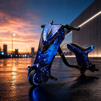 Galaxy Drift/Bike Scooter 360° Electric Ride-On for Kids & Adults – LED Lights, Durable Wheels, Long Battery Life, Premium Drift Scooter Pakistan