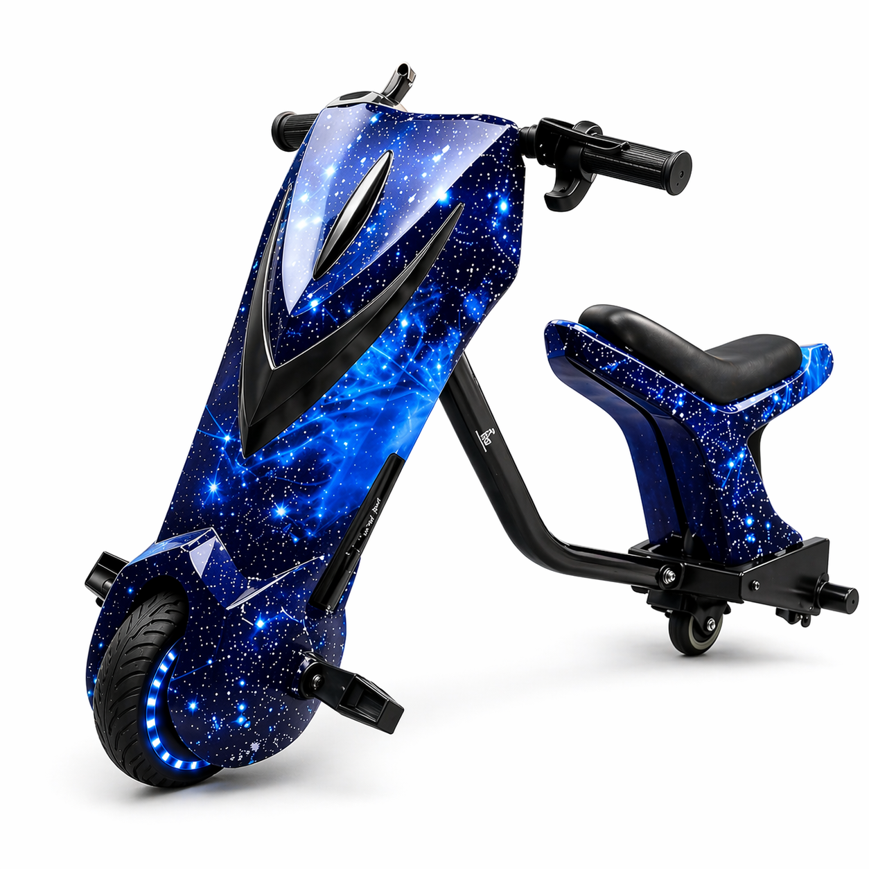 Galaxy Drift/Bike Scooter 360° Electric Ride-On for Kids & Adults – LED Lights, Durable Wheels, Long Battery Life, Premium Drift Scooter Pakistan