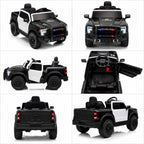 Police jeep-Style Kids Electric Ride-On Car with Lights and Siren