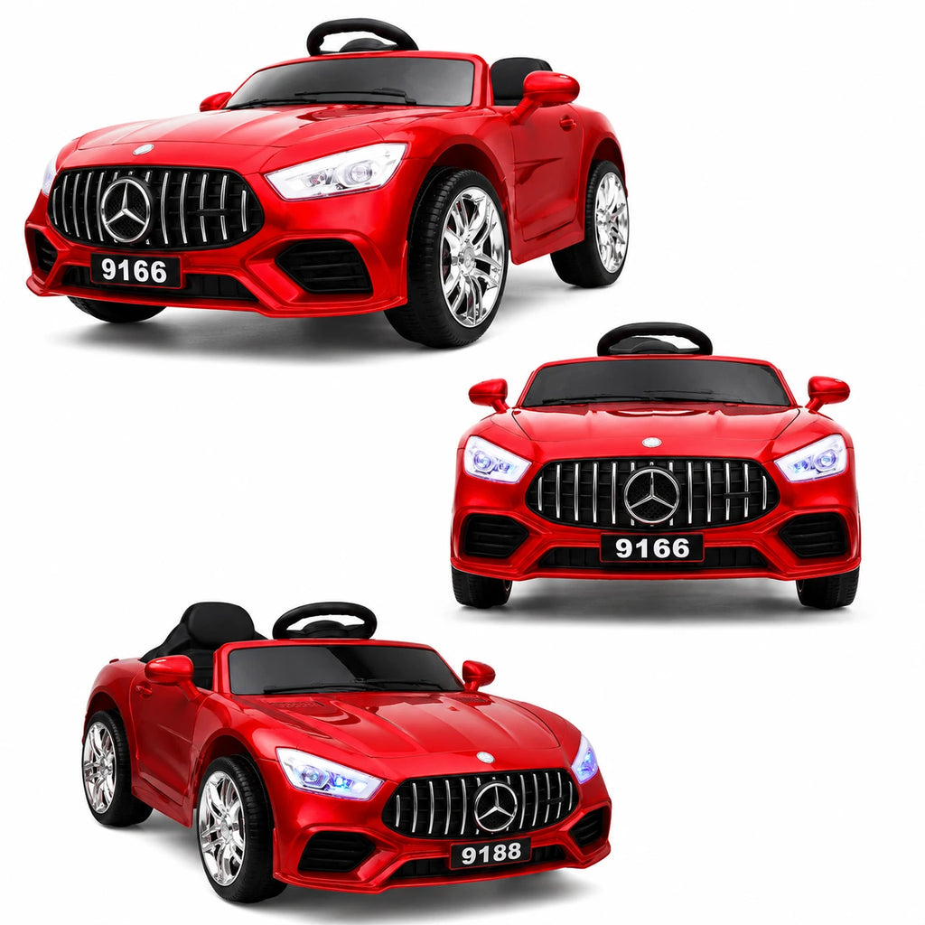 Mercedes-Style Kids Electric Ride-On Car Luxury Driving Toy Vehicle