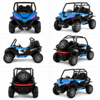 Kids Electric Off-Road Buggy Ride-On Car with LED Lights Two-Seater