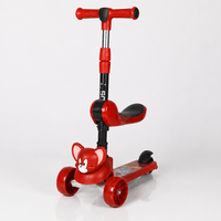 Jerry Character Kids Scooter With Seat Adjustable Manual Balance Ride Scooter